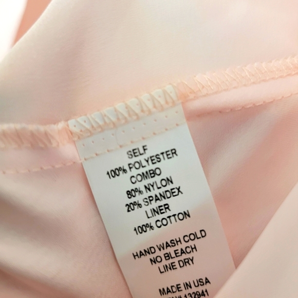 NWOT Amanda Uprichard Revolve Tessa Thong Bodysuit in Blush Pink Sz Large - Picture 13 of 14